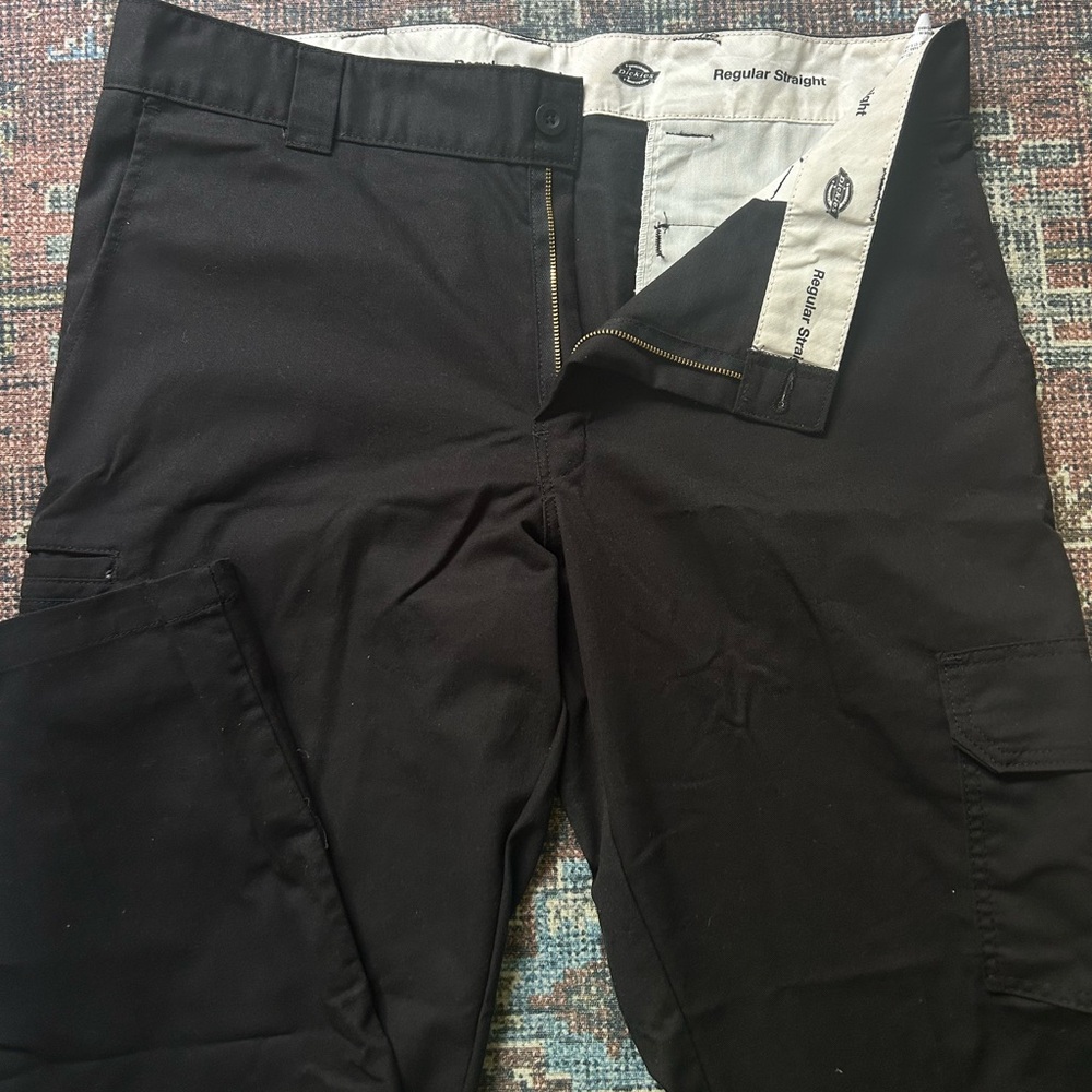 Men's Black Dickie Cargo Pants